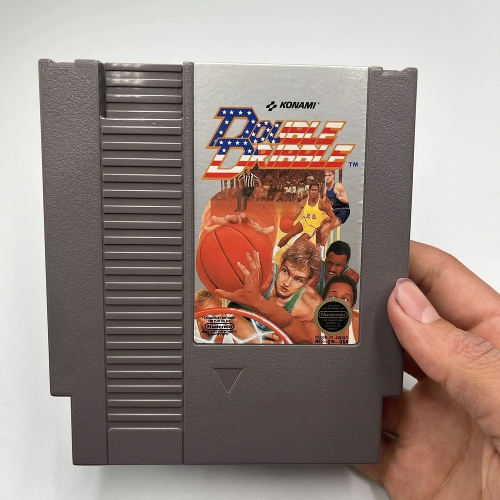 Double Dribble (Nintendo Entertainment System, NES, 1987) Works, Tested